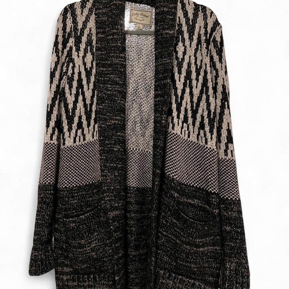 Brand Wool Blend Sweater Cardigan with Pockets Women's Size Large